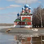 Церковь царевича Дмитрия на крови под угрозой затопления