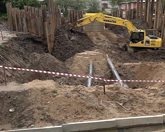 Реконструкция канализационного коллектора в Угличе